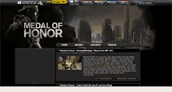 Desktop Screenshot of medal-of-honor.gamersunity.de